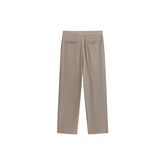 Men's Straight Pleated Pants